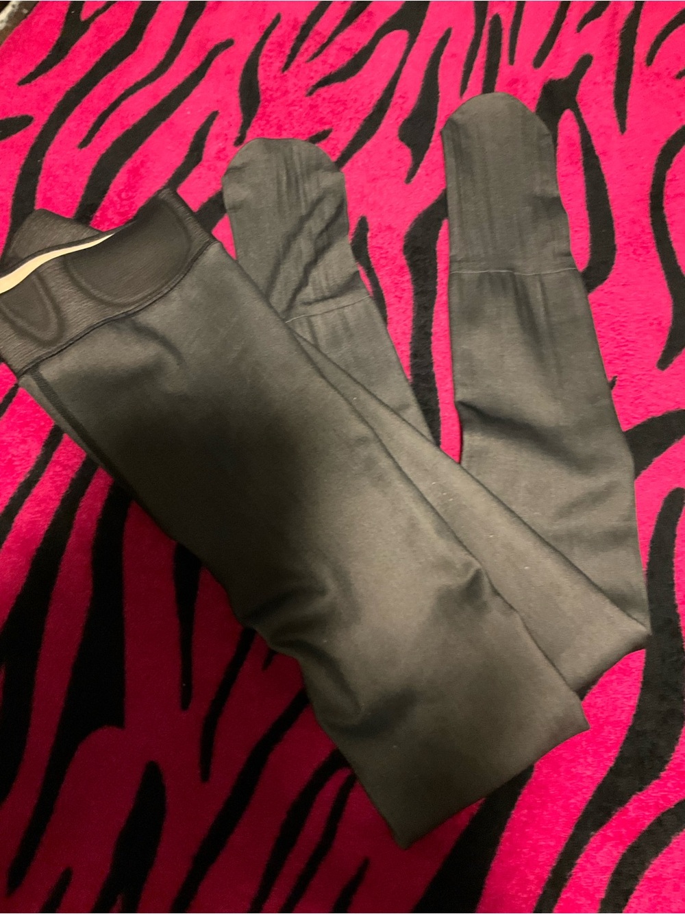 Black Women's High-Waist Ponte Leggings